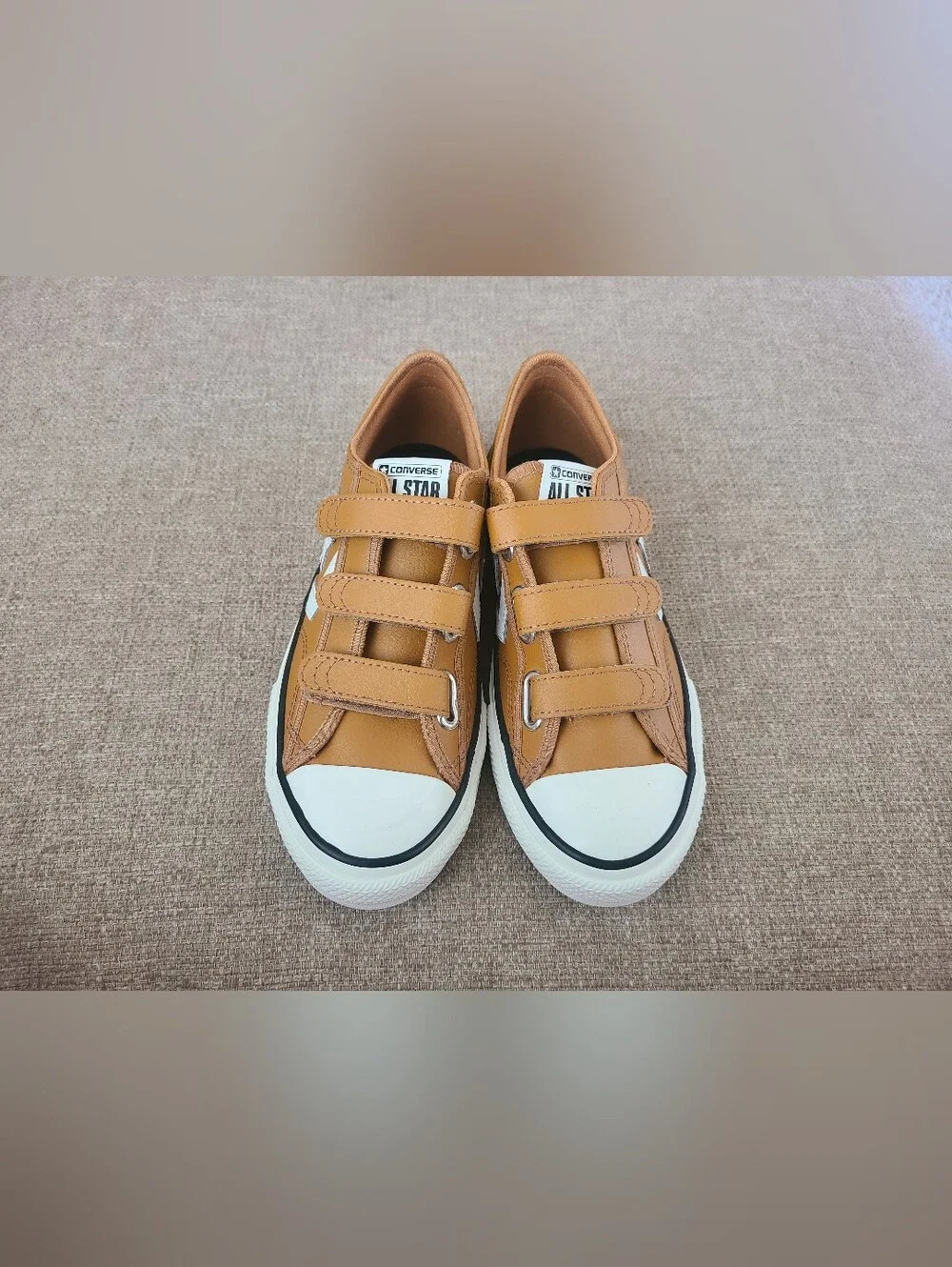 NEW Converse Kids Easy-On Star Player Oxford Leather Sneakers - Sz 3